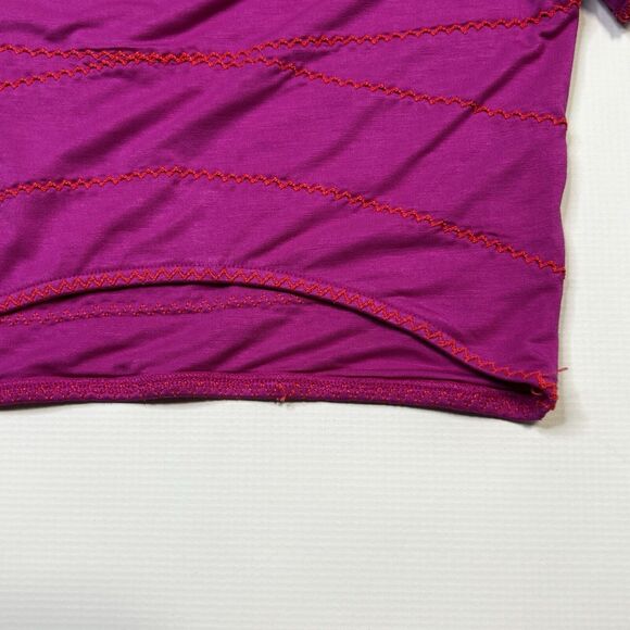 HOUSE OF HARLOW REVOLVE Off the Shoulder Crop Top size Small Pink Embroidered - Picture 6 of 10